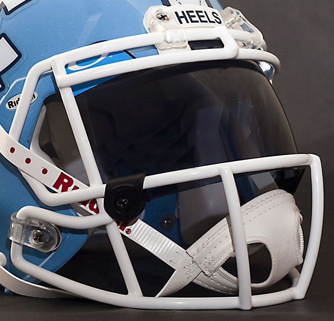 NORTH CAROLINA TAR HEELS Authentic GAMEDAY Football Helmet w/ OAKLEY Eye Shield