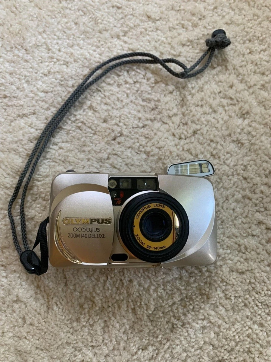 Olympus Stylus zoom 140 Deluxe Point & Shoot Film Camera