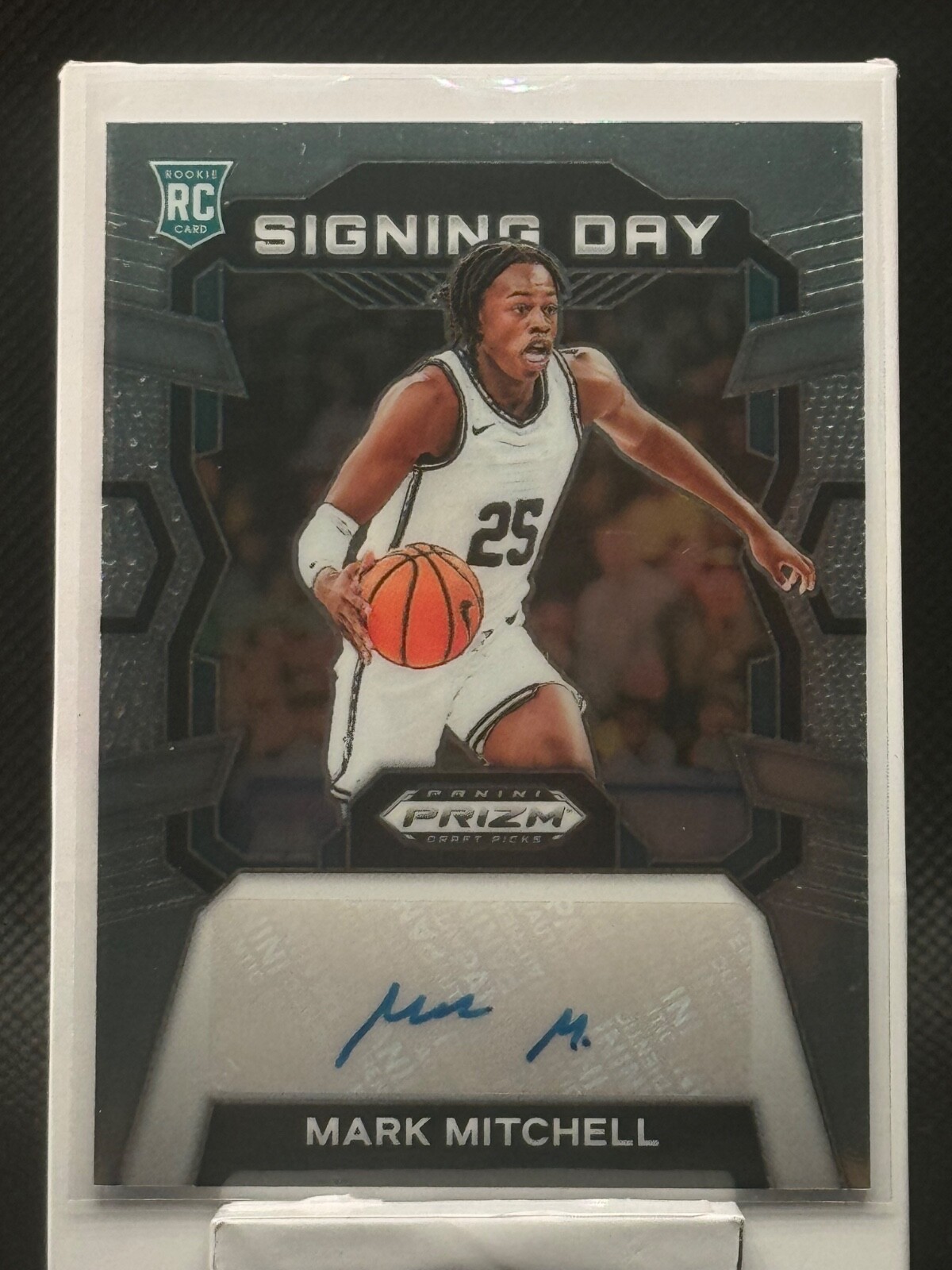 2024 Panini Prizm Draft Picks - Signing Day Mark Mitchell #SD-MIT (AU, RC)
