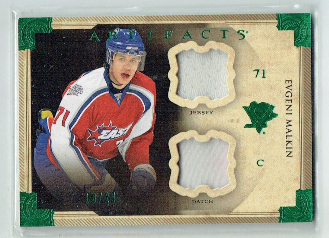 13-14 UD Upper Deck Artifacts  Evgeni Malkin  /24  Jersey-Patch