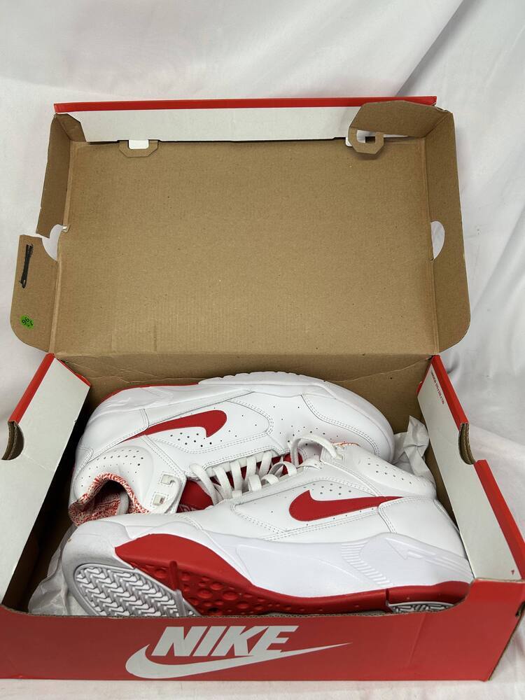 Nike Air Flight Lite Mid University Red / White Men\'s Size 11 SPB-SAL (330767) Nike Air Flight Lite Mid University Red / White Men main image 4