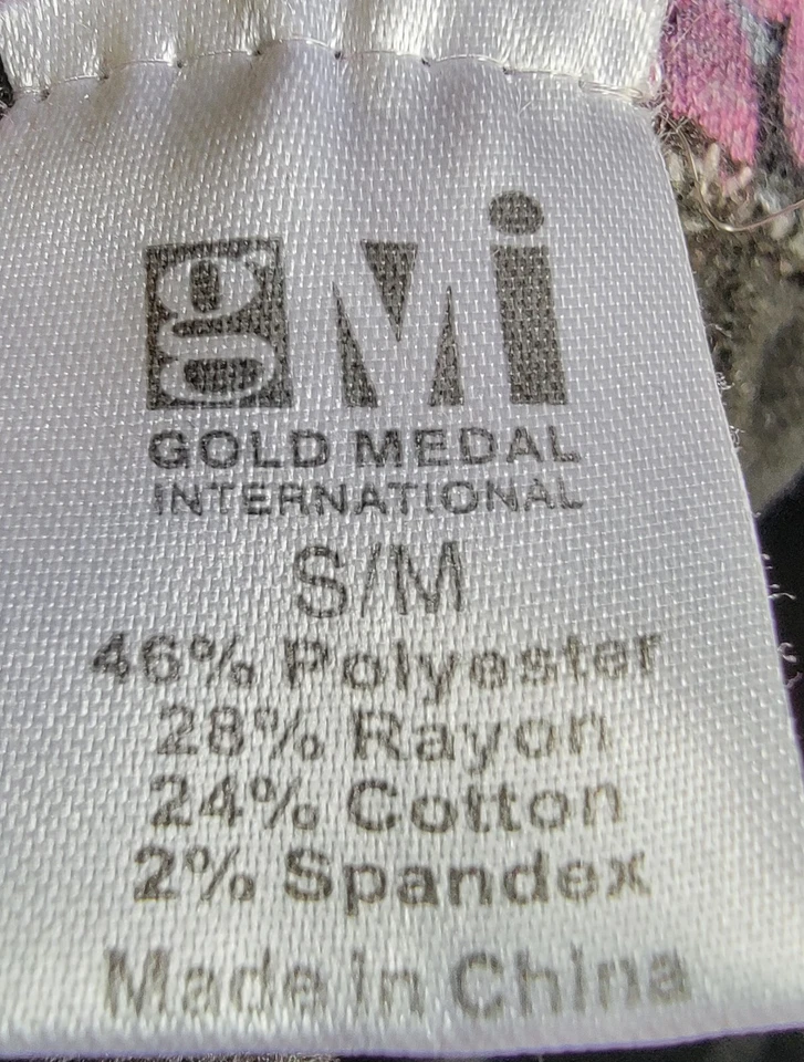 Pantalones Legging Gold Medal International Mujer Talla S M Pequeño Mediano Floral Foto 2 de 4