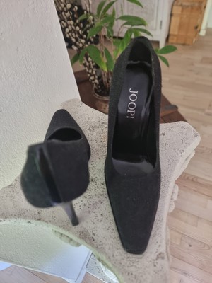 JOOP! Stilettos - Selten und Edel in Anthrazit Filz - Neu