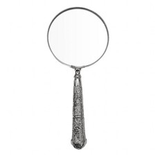 10X Full Brass Magnifying Glass-Antique Desk D cor, Gift for Seniors, Collectors