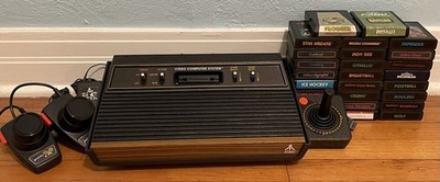 Vintage Atari 2600 VCS Four Console Lot Tested Ready To Play 1977 With Games
