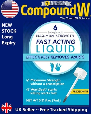 Compound W Maximum Strength Wart Remover Liquid 9ml