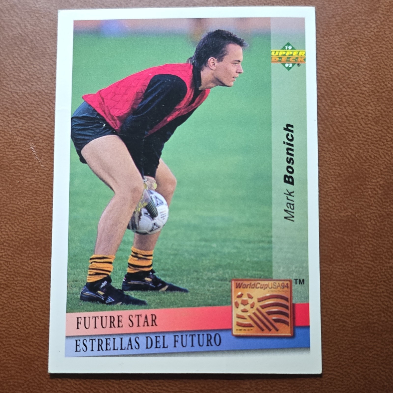 Upper Deck 1993 World Cup 94 Preview Mark Bosnich Future Star FS7 Australia
