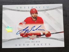 2024-25 Artifacts Jake Walman Auto Facts Auto #AF-JW San Jose Sharks