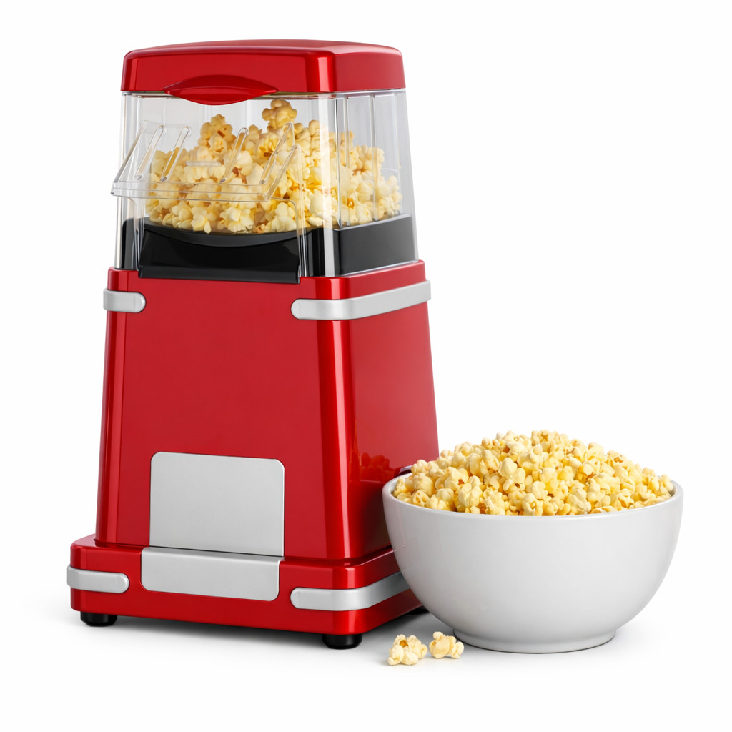 Macchina Popcorn 1200W per Feste e Compleanni | Veloce e Sano