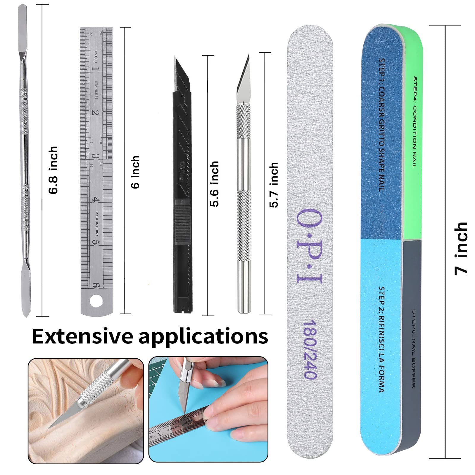 108 Pcs Pro Grade for Model Tool Kits,Hobby Tool Sets,lncluding Electric Poli...