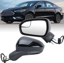 Left Driver Side Mirror For Ford Fusion 2016 2017 2018 2019 2020 2021 2022