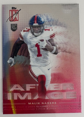 2024 Topps Signature Class Malik Nabers RC After Image AI-11 (RC)