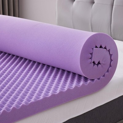 1.5 Inch Egg Crate Cooling Gel Memory Foam Mattress Topper Full Size, Soft Ma...