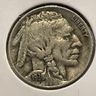 1938-D 5C Buffalo Nickel F6217 About 1/2 Horn