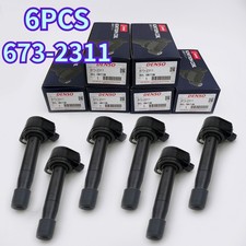 New 6Pcs Denso Ignition Coils 673-2311 For Honda Accord Odyssey 2008-2017