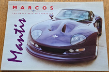 MARCOS MANTIS car brochure from the UK. Sales catalogue