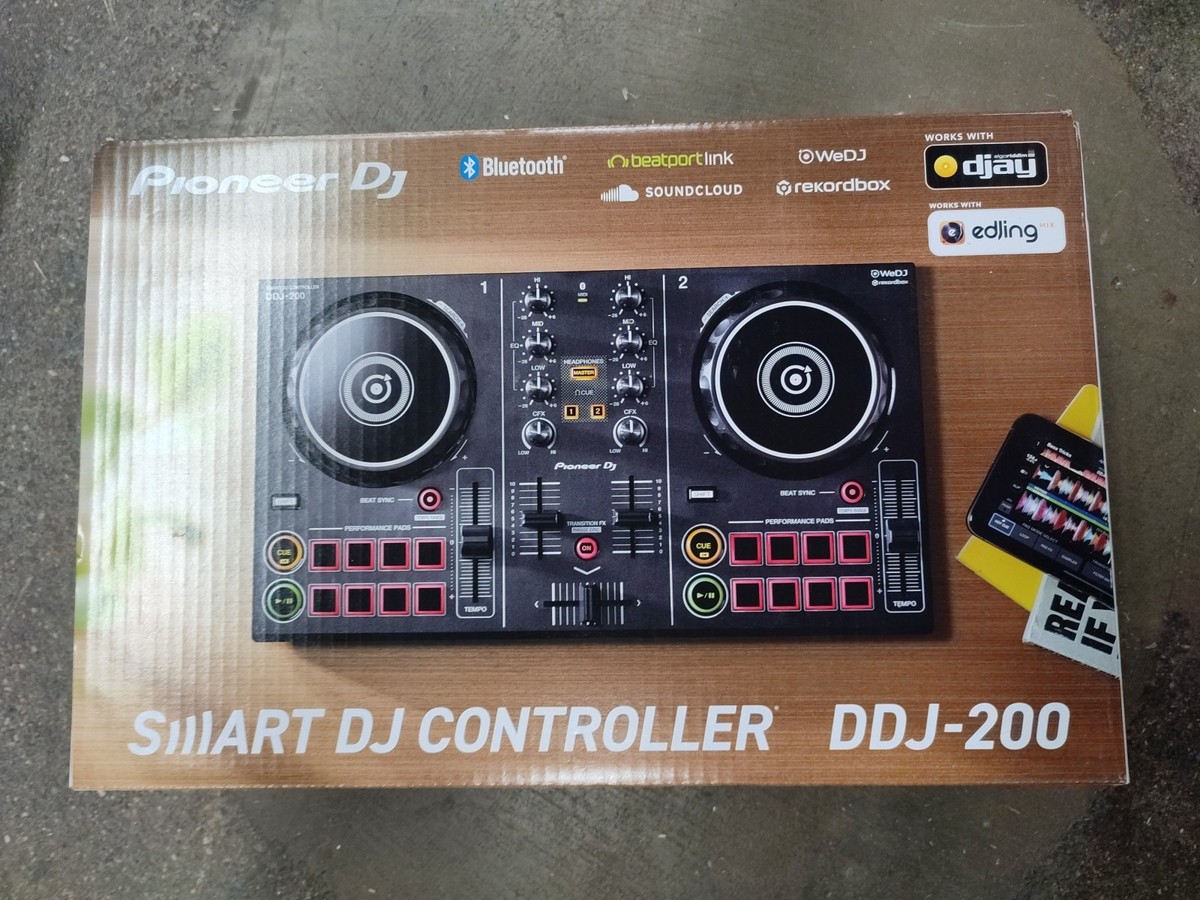 Pioneer DDJ-200 2-Channel Smart DJ Controller Black - New | eBay