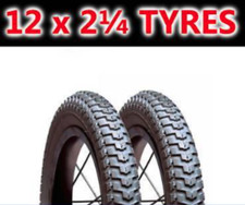 2x 12.5" Inch 12.5 x 2.25 TYRES for Kids Childs Bikes Pair - 12 1/2 Tires