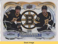 2022 Series 1 Clear Cut Foundations Brad Marchand Taylor Hall #CCF-MH READ 0s5k