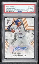 2023 Topps Series 2 Baseball Stars Yainer Diaz Díaz PSA 10 GEM MT Auto 0wl1