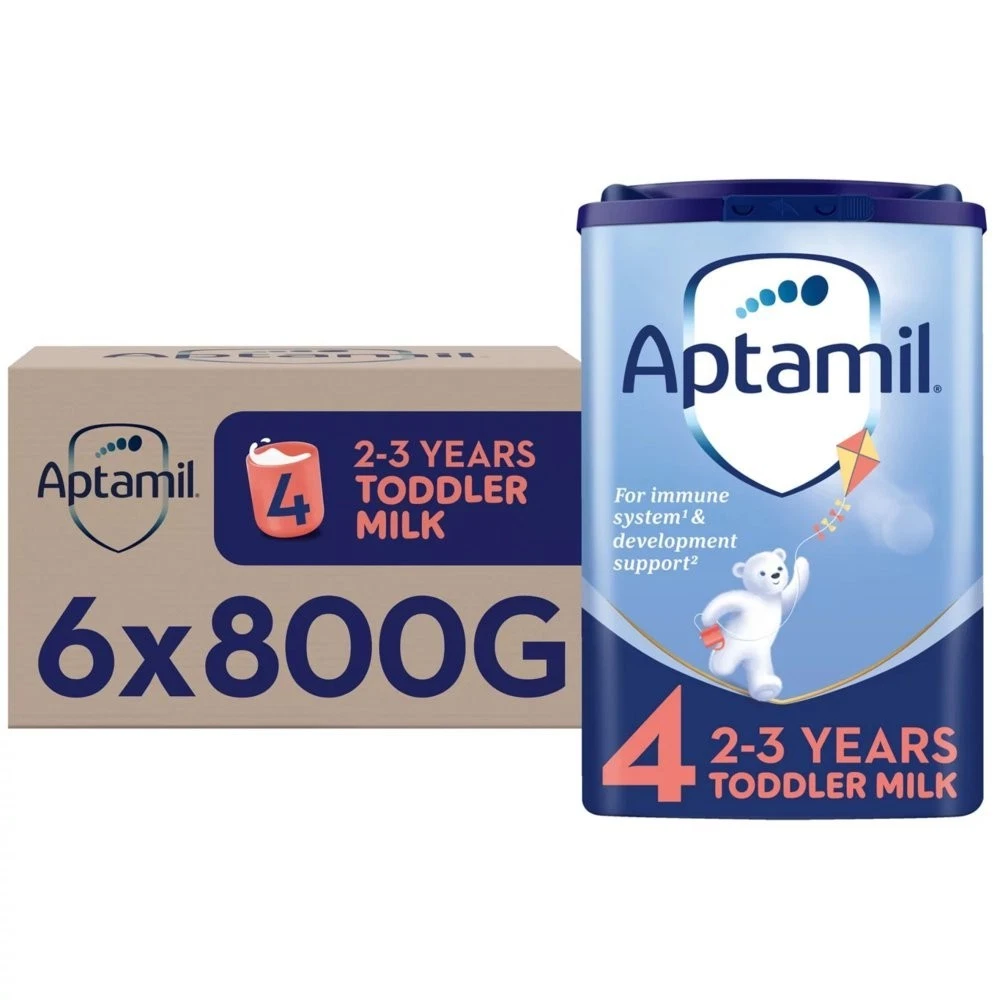 1 & 6 Aptamil 4 Toddler Milk Formula Powder 2+ Years 800g
Opens in a new window or tab