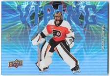 2025-26 Upper Deck Series 2 Vibing #VB-5 Samuel Ersson Philadelphia Flyers