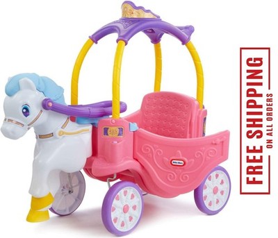 Little Tikes Princess Horse & Carriage, Multicolor Large
