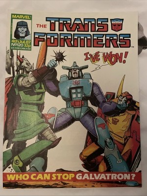 The Transformers By Marvel Comics Uk Issue Number 120 July 1987 With Iron Man