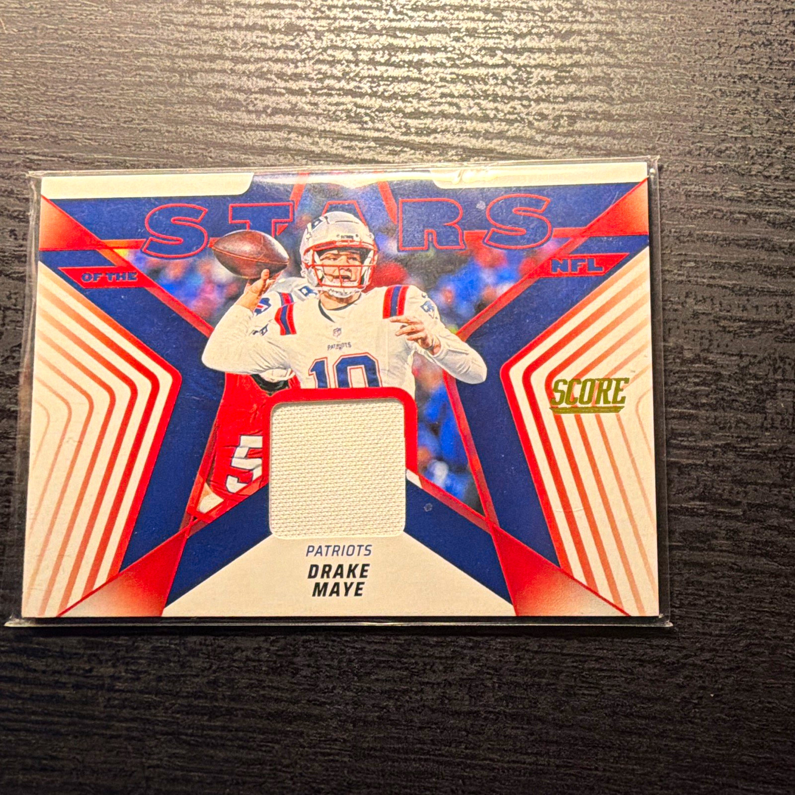 Score 2023 Score Stars Drake Maye New England Patriots Memorabilia SNJ-DMY