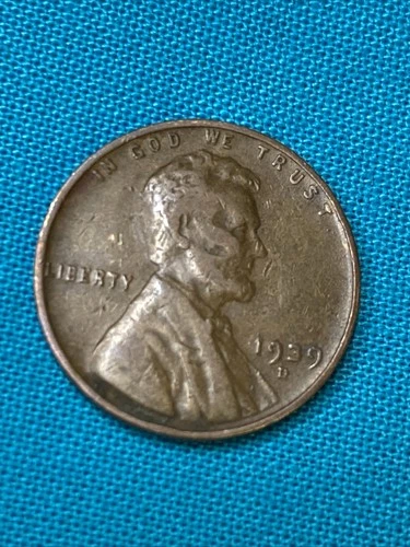 ✅ 1939-D Lincoln Wheat Cent Good -  Fine Circulated Condition Copper Penny