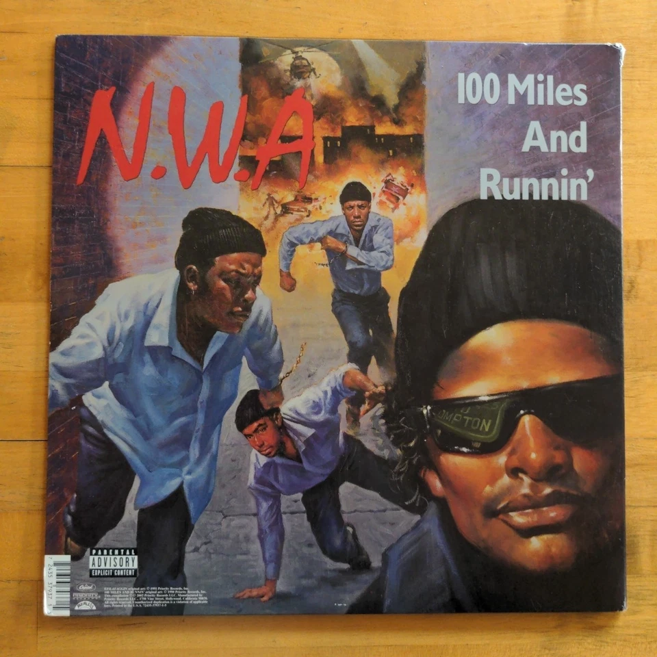 N.W.A. - EFIL4ZAGGIN/100 Miles And Runnin - 2002 Remastered Vinyl LP&EP VG/VG+ - Image 2 of 4
