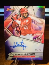 25 Bowman's Best Arnaldo Lantigua B25-AL Prospect Purple Auto Refractor 15/75