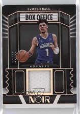 2022-23 Panini Noir Box Office Memorabilia 19/99 LaMelo Ball #BOM-LMB 1aj