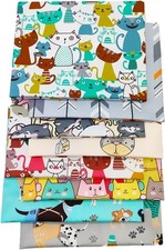 8 pcs/lot Fat Quarter Fabric Bundles 100 Cotton 19.69'' x 19.69'' 50 x 50cm C