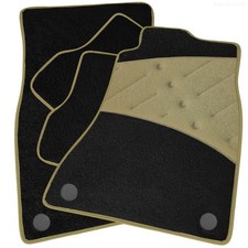 To fit Mercedes SL R230/SL350 Car Mats 2002 - 2012 & Heel Pad [BLFW]
