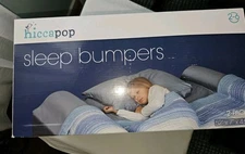2 Pack of Hiccapop Sleep Foam Bumpers 52" x 7" x 4.5" 2-6 Years New HP-BB2