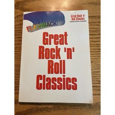 Flashback Great Rock n Roll Classics Sheet Music Piano Vocal Guitar Chords Book