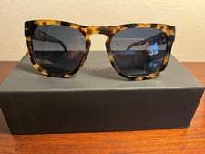 Persol Women's Polarized Sunglasses - Tortoise Frame, Blue Gradient Lenses