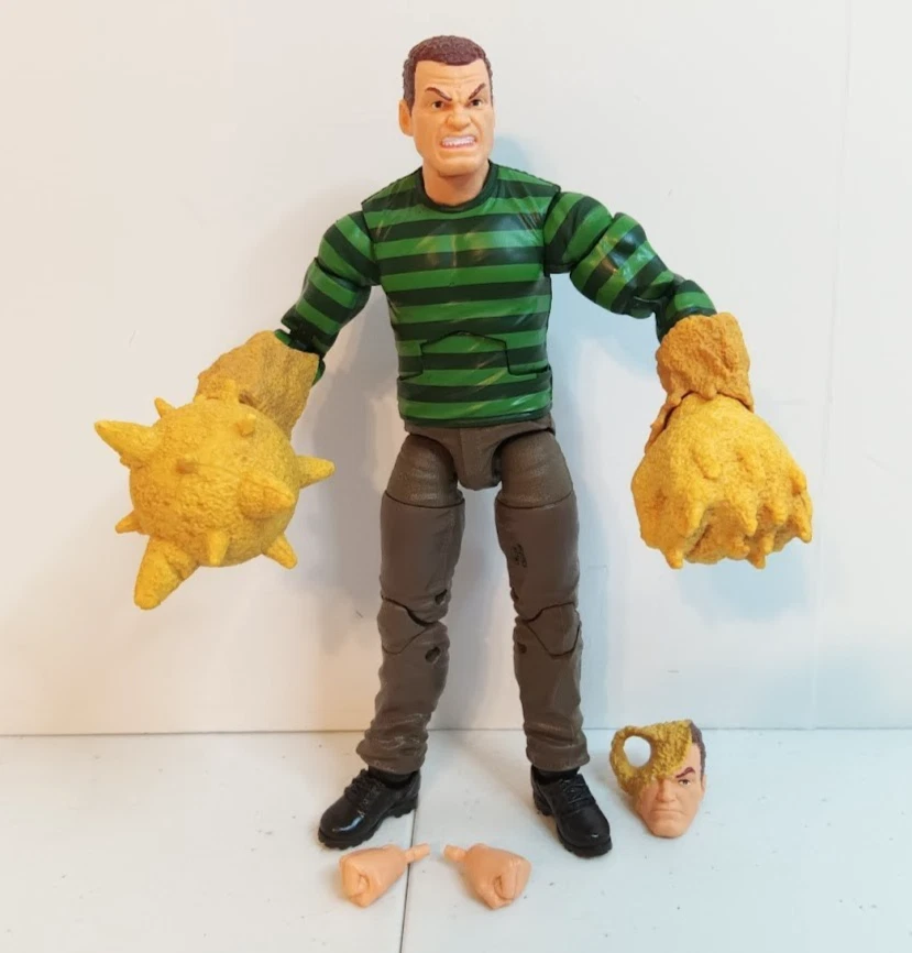 THE SANDMAN Marvel Legends Spider-Man Retro Animated Series Hasbro COMPLETE - Image 3 of 4