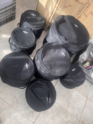 7 Stück Pro Padded Rock Drum Bag Set von Gear4music kostenlose Fracht zu  