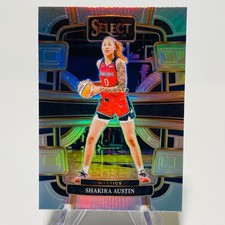 SHAKIRA AUSTIN 2024 Panini Select WNBA SILVER Prizm CONCOURSE Level #17 Mystics
