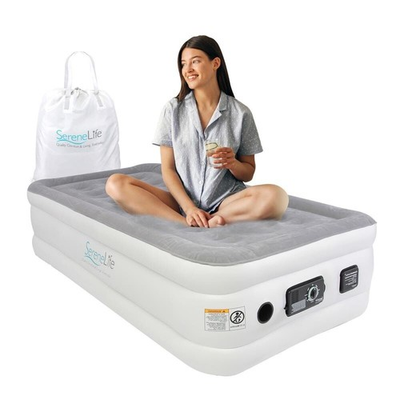 #ad #ad SereneLife Foam Twin Raised Airbed Matress w18quot; Built in Pump SLABTW53 $62.99