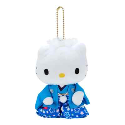 Japan Sanrio Dear Daniel Mascot Holder Sakura Kimono KeyChain