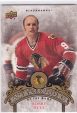 2010-11 Upper Deck Ambassadors Of The Game SP Bobby Hull Blackhawks- #AG59