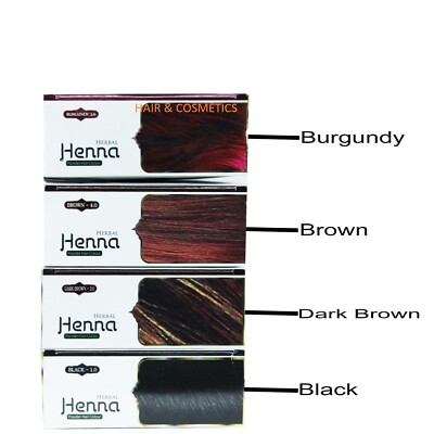 PCC-Kräuter Henna Pulver Haarfarbe Farbe Ammoniakfrei Naturfarben 60gm
