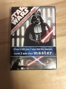 Star Wars Sci-Fi Movie Lucas Films Single Deck Playing Cards Movie Quotes