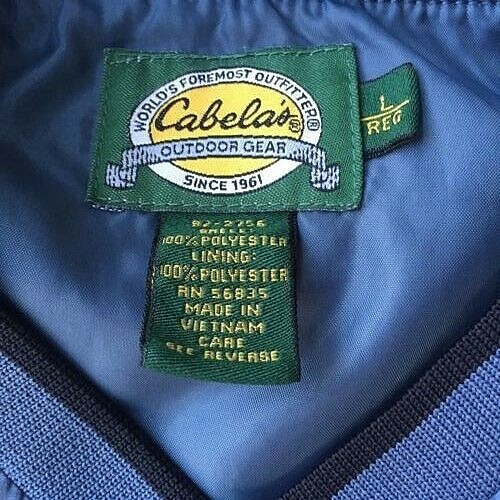 Cabelas Outdoor Gear mens fishing vest size LARGE pul… Gem