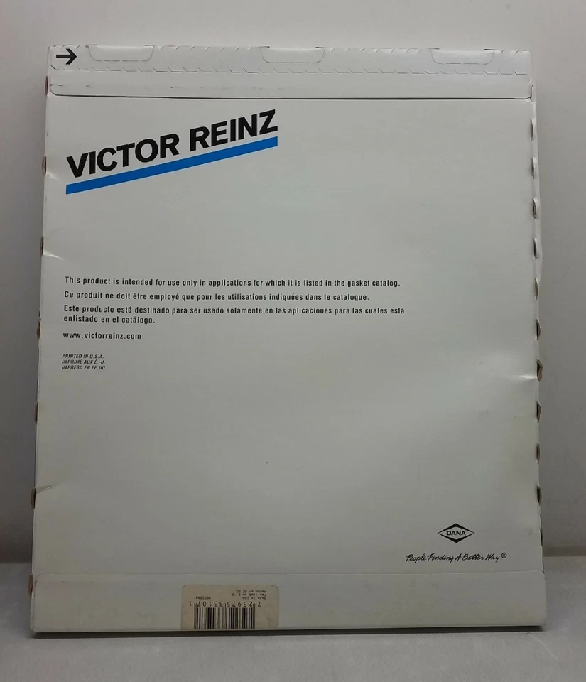 JV814 Victor Reinz Automotive Engine Timing Cover Gasket Set TCS12769-1 - Image 2 of 3