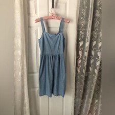 J.crew 100% cotton denim mini dress, women size small