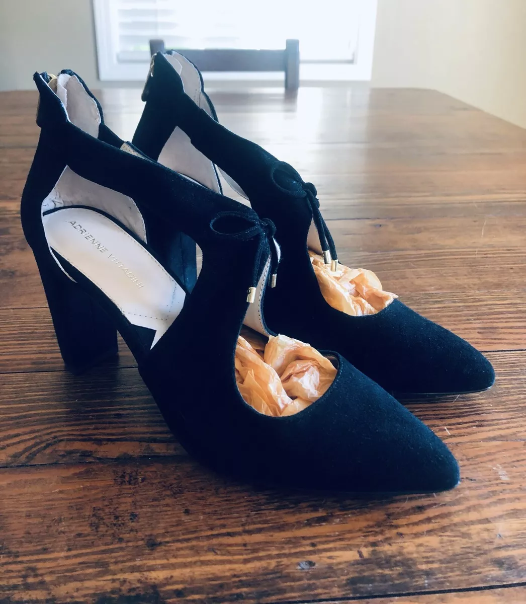 Adrienne Vittadini Black Zippered Formal Shoes eBay